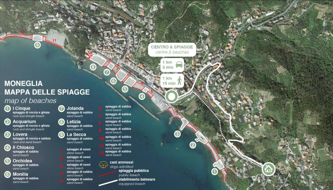 Appartamento A Moneglia, Tra Portofino E Le Cinque Terre Buitenkant foto